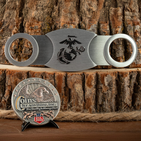 Marine Corps Cigar Cutter - Closed back design