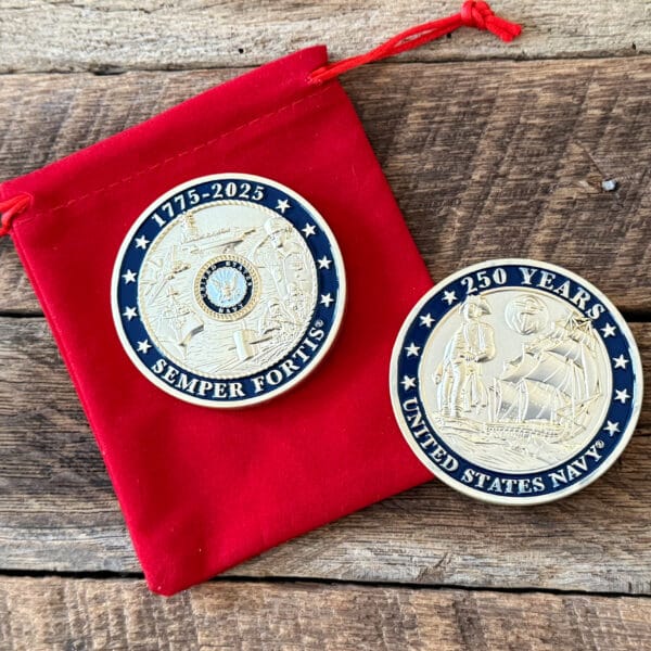 Ultra Limited Navy 250th Challenge Coin