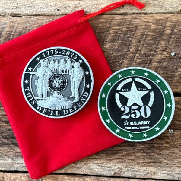 Limited Edition U.S. Army 250th Challenge Coin