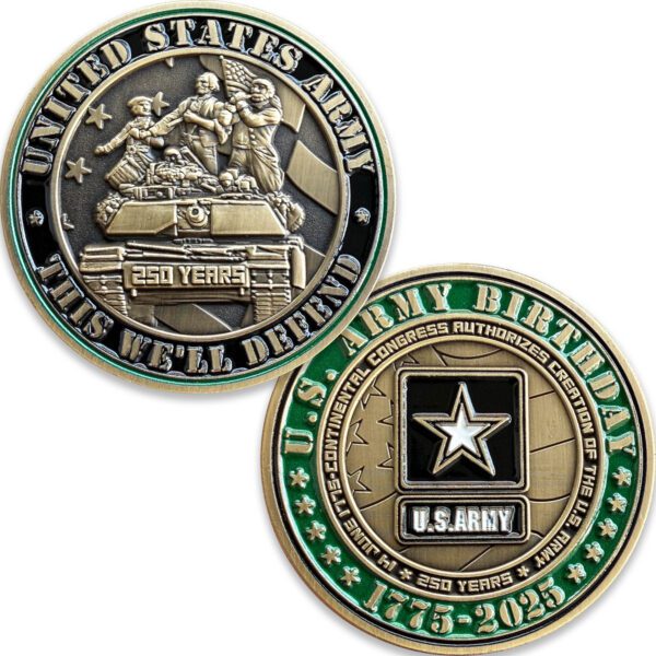 2025 US Army 250th Birthday Coin