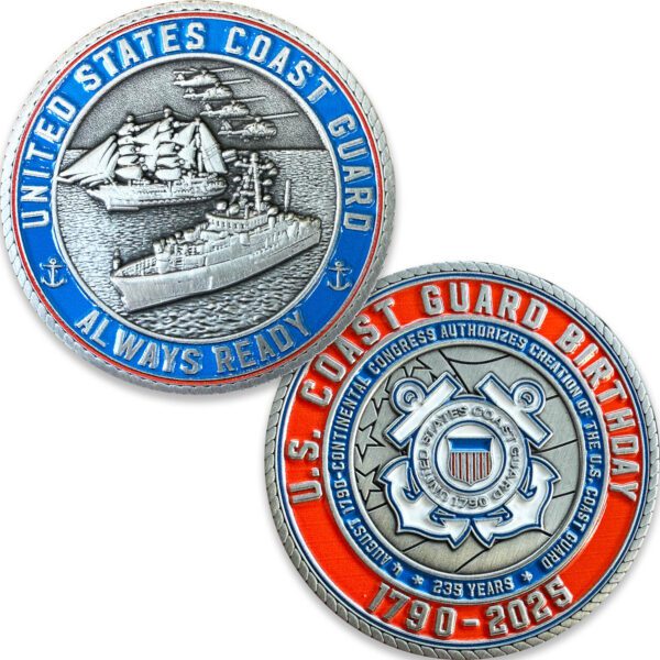 2025 US Coast Guard Birthday Coin