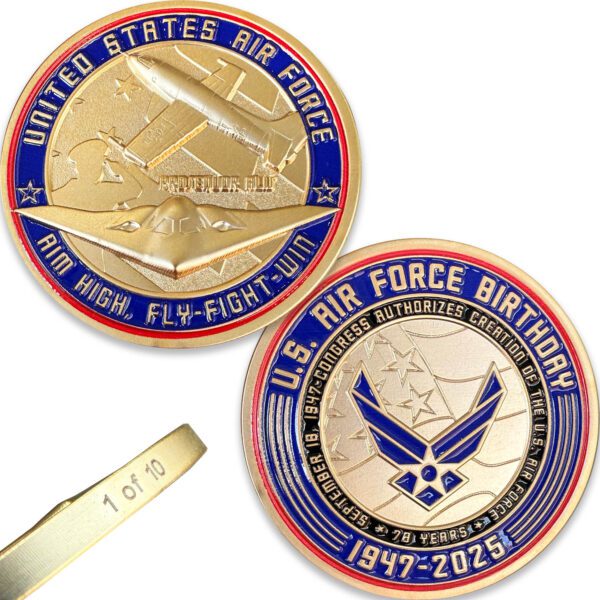 2025 Limited Edition US Air Force Birthday Coin