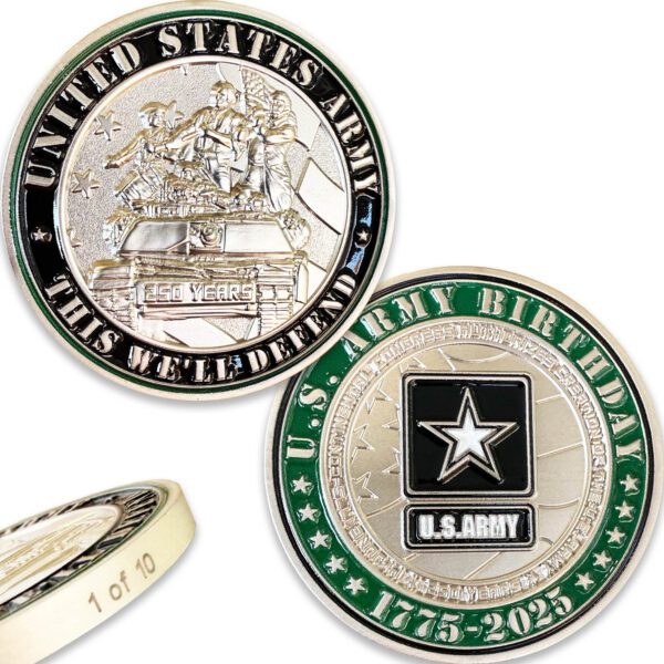 2025 Limited Edition US Army 250th Birthday Coin