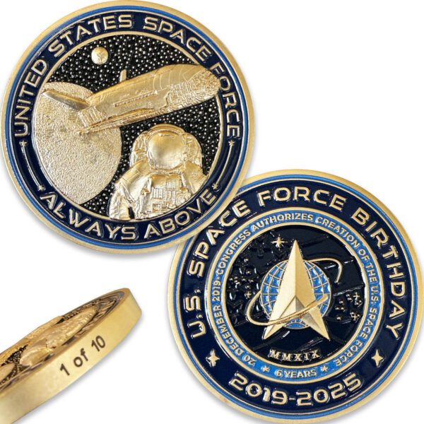 2025 Limited Edition US Space Force Birthday Coin
