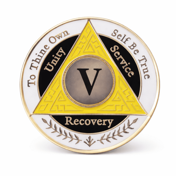 AA Coin - 5 Year - Yellow White Black