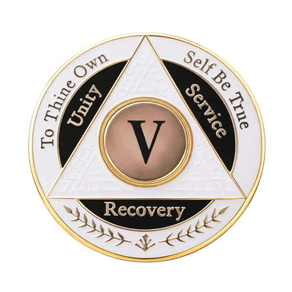 AA Coin - 5 Year - White Black