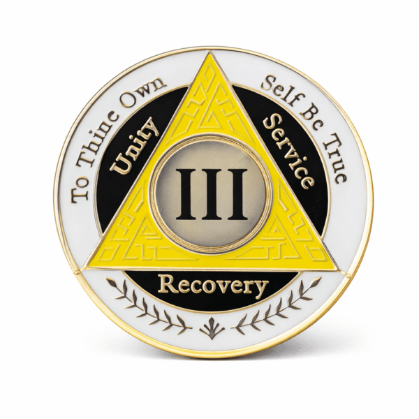 AA Coin - 3 Year - Yellow White Black