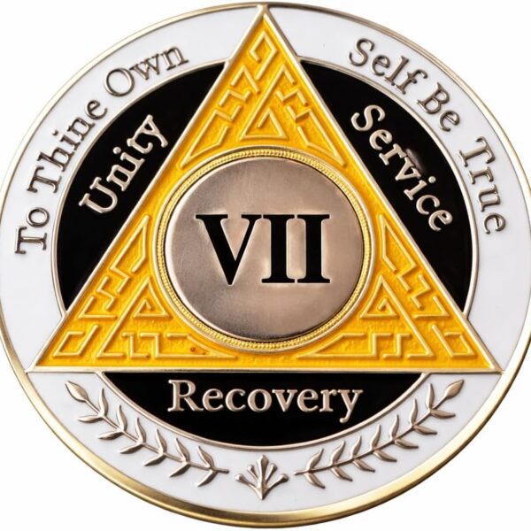 AA Coin - 7 Year - Orange White Black