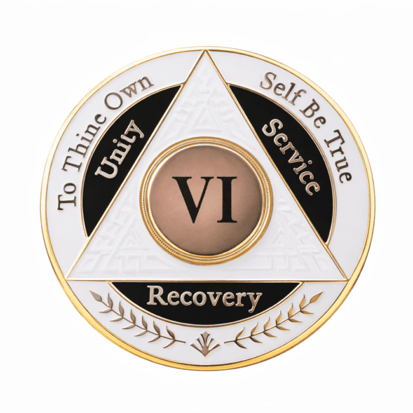 AA Coin - 6 Year - White Black