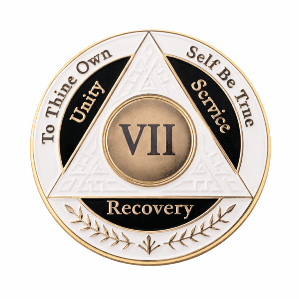 AA Coin - 7 Year - White Black