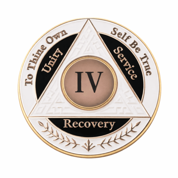 AA Coin - 4 Year - White Black