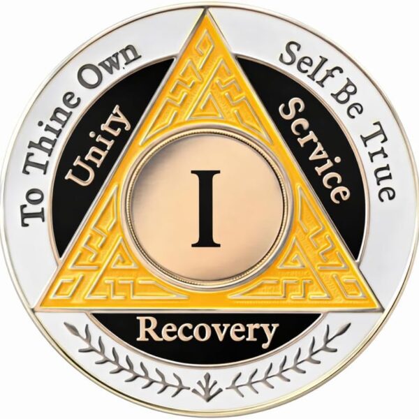 AA Coin - 1 Year - Orange White Black