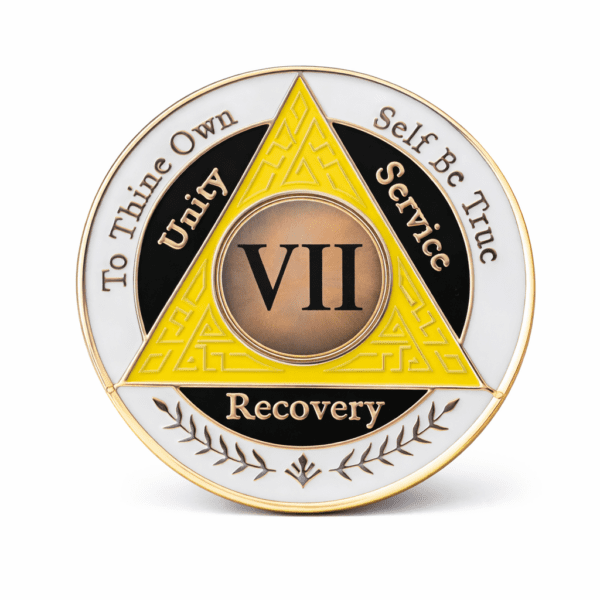 AA Coin - 7 Year - Yellow White Black