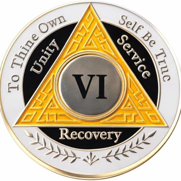 AA Coin - 6 Year - Orange White Black