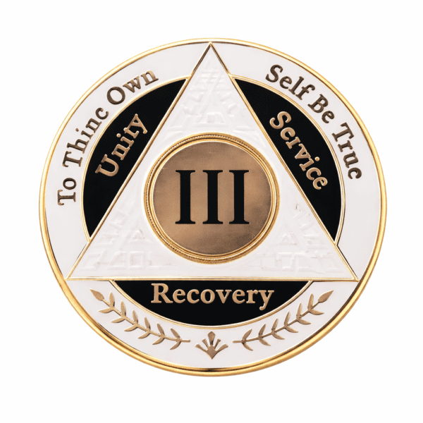 AA Coin - 3 Year - White Black