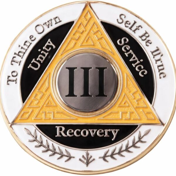 AA Coin - 3 Year - Orange White Black