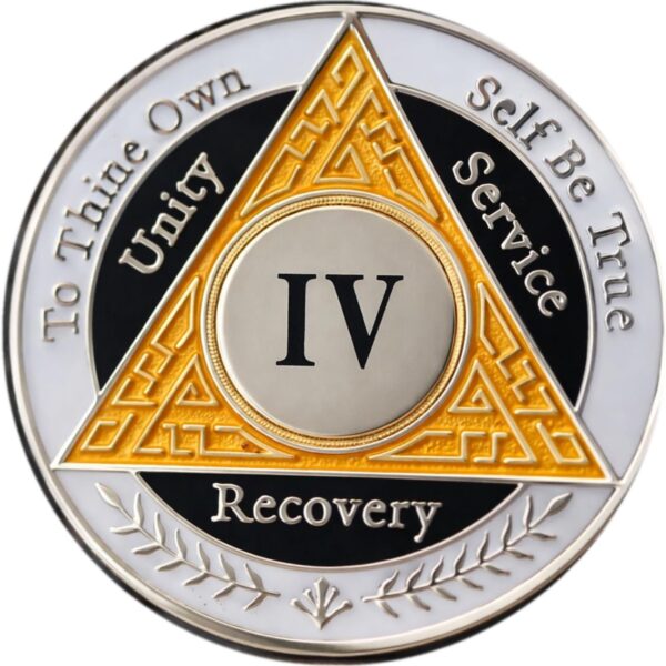 AA Coin - 4 Year - Orange White Black