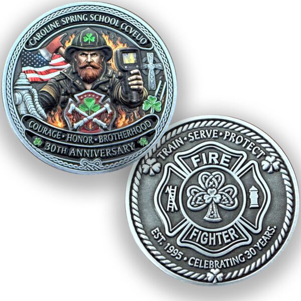 Caroline County Fire School 2026 Challenge Coin