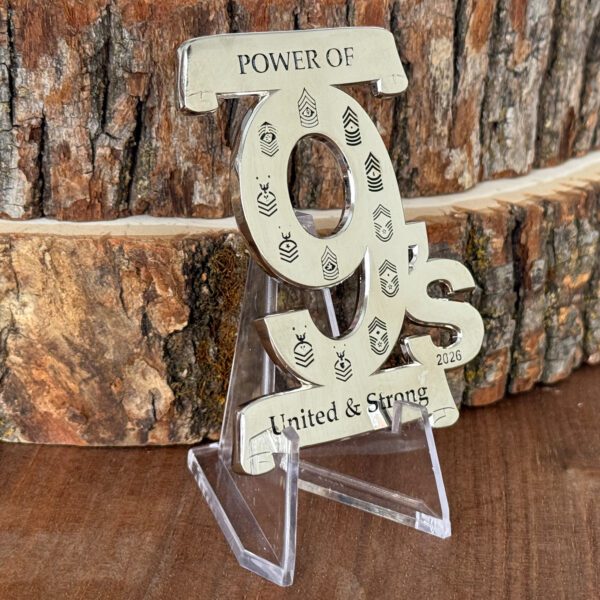 Power of 9's Exclusive 2026 Challenge Coin