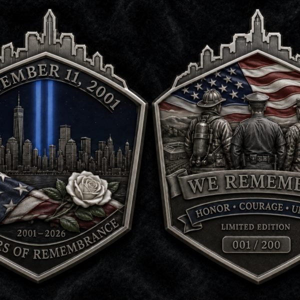 9/11 25th Anniversary Memorial Coin