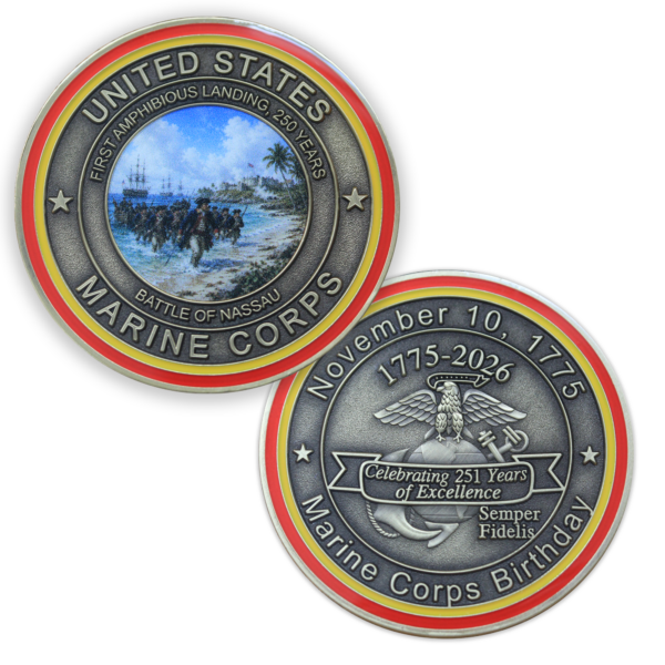 2026 Marine Corps Birthday Challenge Coin